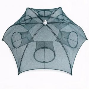 Covo Armadilha Para Camarão Lambari 6 Bocas Guarda Chuva